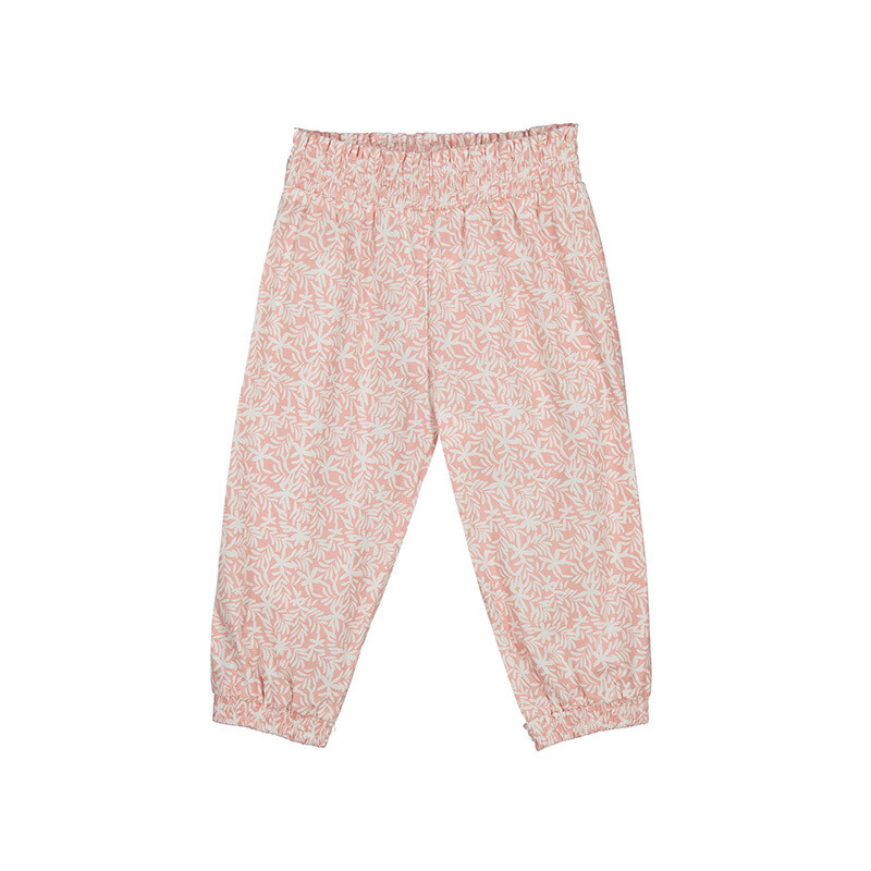 Mayoral Baby Girl Blush Printed Long Trousers 1514