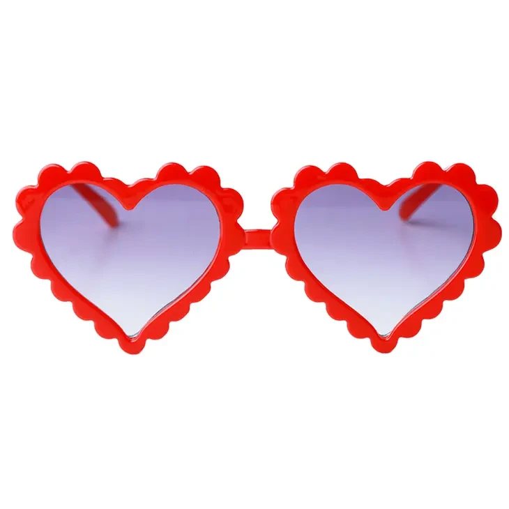 Sparkle Sisters Heart Sunglasses  Red