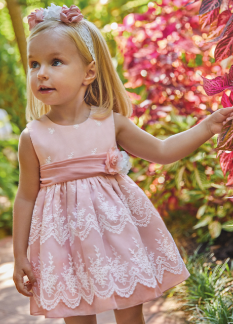 Abel &amp; Lula Baby Girl Organza dress 5013*