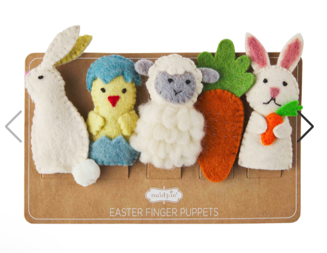 Mud Pie Easter Finger Puppets