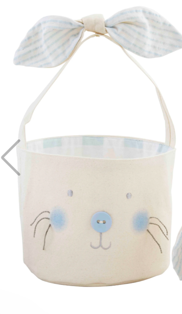 Mud Pie Easter Basket Blue Large*