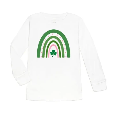 Sweet Wink Rainbow Shamrock L/S Shirt - White*