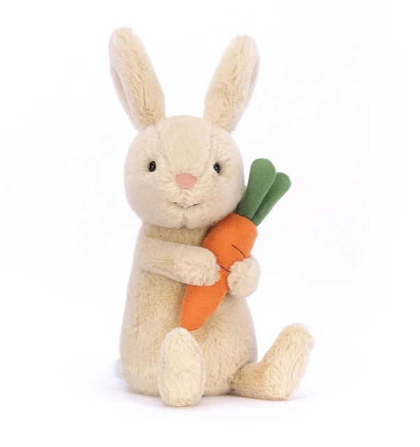 Jellycat Bonnie Bunny With Carrot 6"x3"