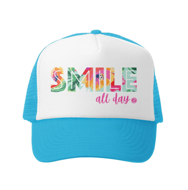 Grom Squad Trucker Hat Smile All Day*