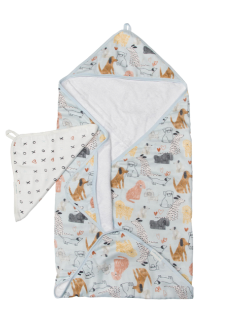 Loulou Lollipop Hooded Towel Set - Honey Puppies*