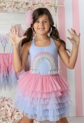 Ooh La La Rainbow Dress*