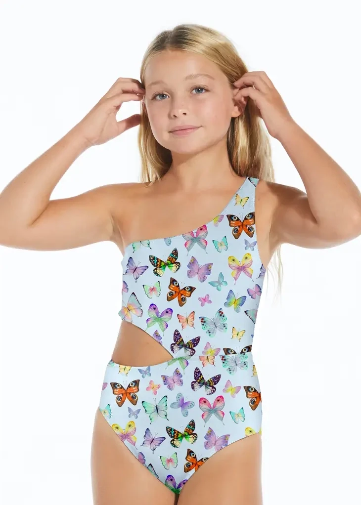 Stella Cove Girls More Butterflies Swimsuit*