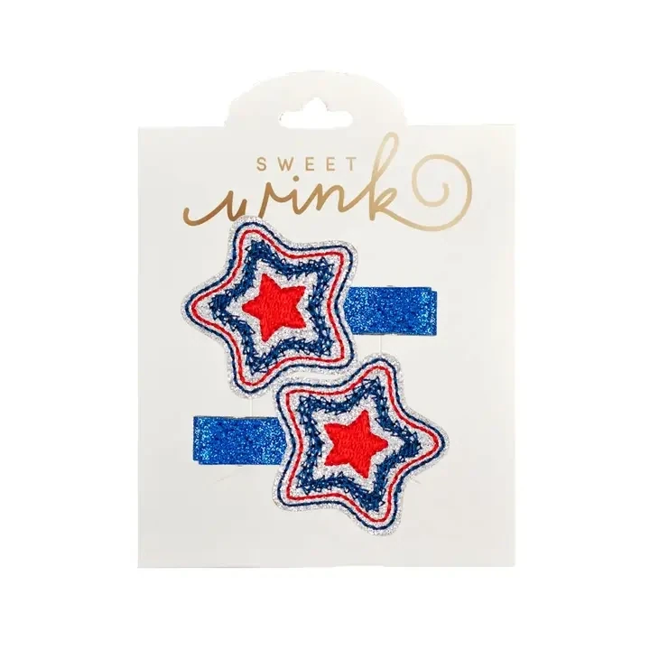 Sweet Wink Sparkle Star Clip Set