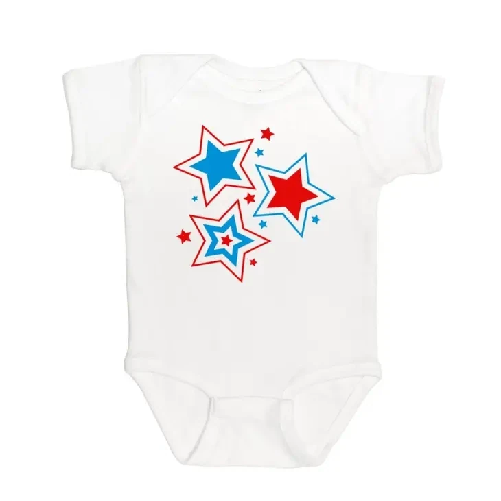Sweet Wink Baby Patriotic Star S/S Bodysuit