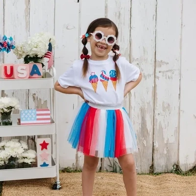 Sweet Wink Patriotic Fairy Tutu*