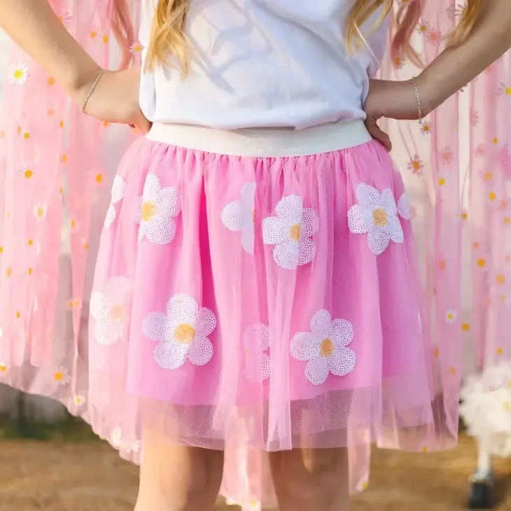Sweet Wink Pink Daisy Tutu