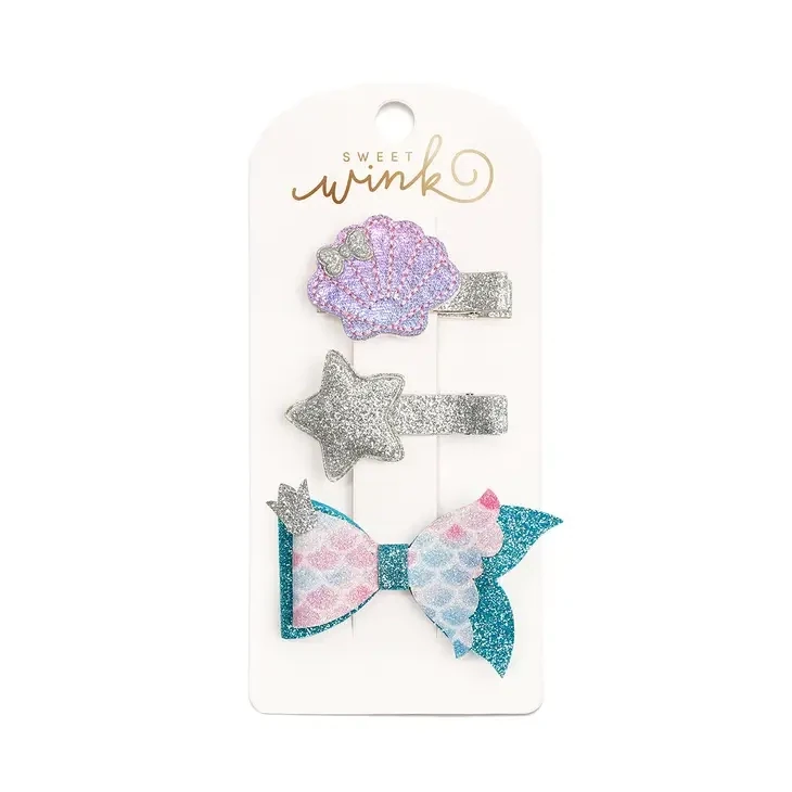 Sweet Wink Mermaid Clip Set