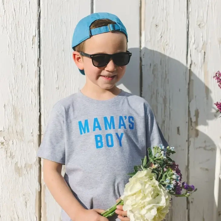 Sweet Wink &quot;Mama&#39;s Boy&quot; Gray  S/S Shirt*