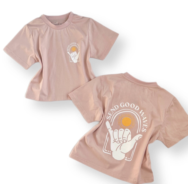 Sweet P Baby  Send Good Waves S/S Shirt*