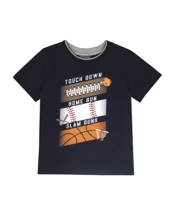 GlobalTex Boys Multi Sport Tee 23745*