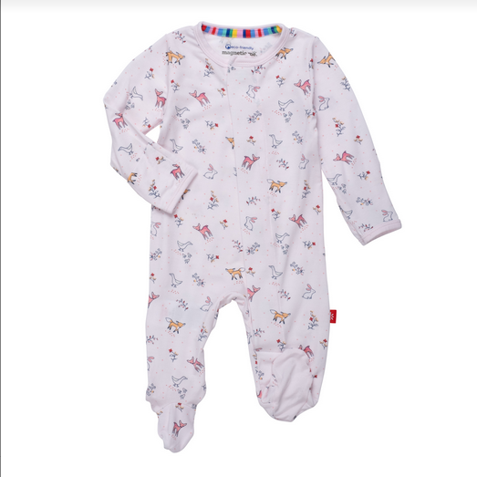 Magnetic Me Baby Girls Woodsy Tale Girls Footie