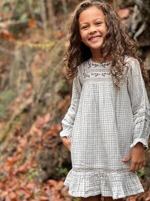 Poppet &amp; Fox Girls Flower Meadow Dress 304*