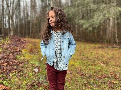 Poppet &amp; Fox Girls Jeans Style Jacket (269*