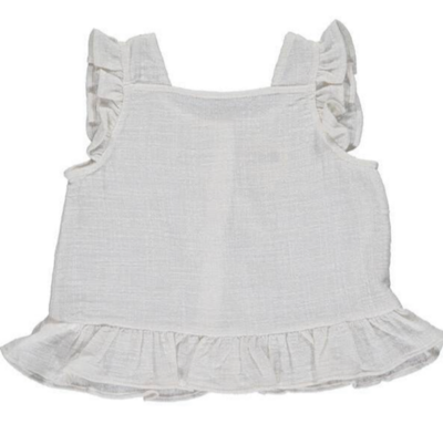 Vignette Girls Iris Top in White*
