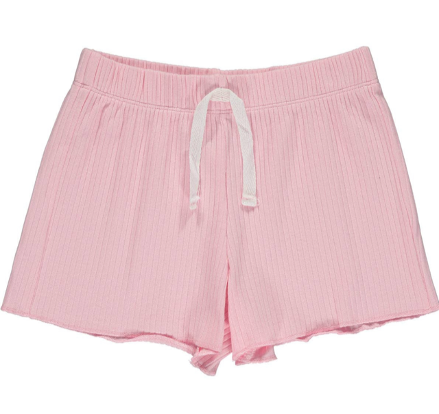 Vignette Girls Amelia Ribbed Shorts in Pink*
