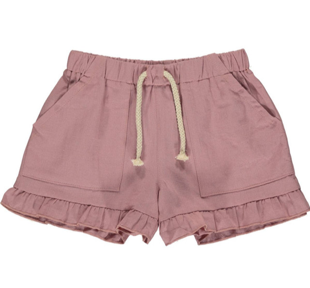 Vignette Girls Brynlee Ruffle Shorts in Mauve*