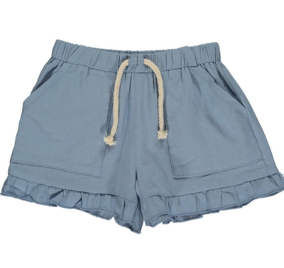 Vignette Girls Brynlee Ruffle Shorts in Blue