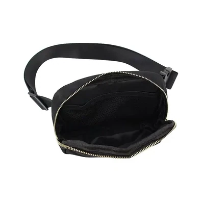 Mavi Bandz Varsity Collection Black Fanny Waist Belt Pack Bag*