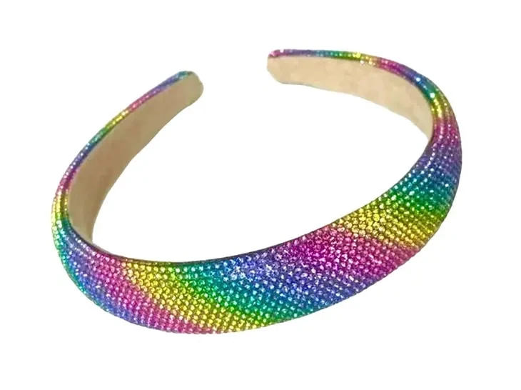 Mavi Bandz Rainbow Crystal Studded Fashion Headband*