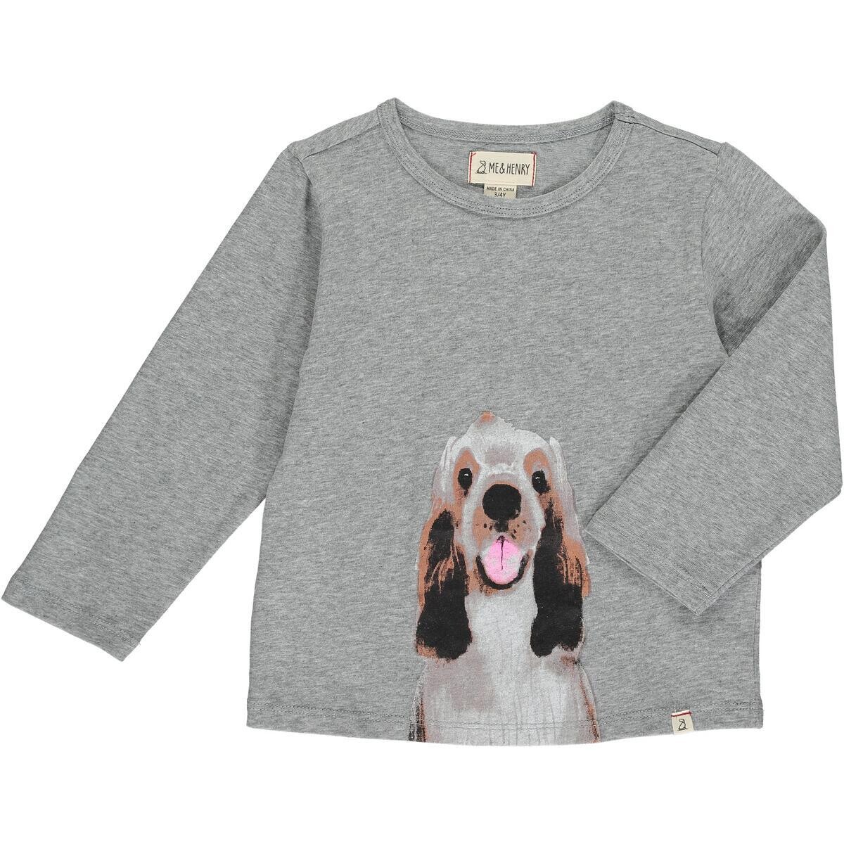 Me &amp; Henry Baby Boy Henry Grey Cotton Tee 415B* 
