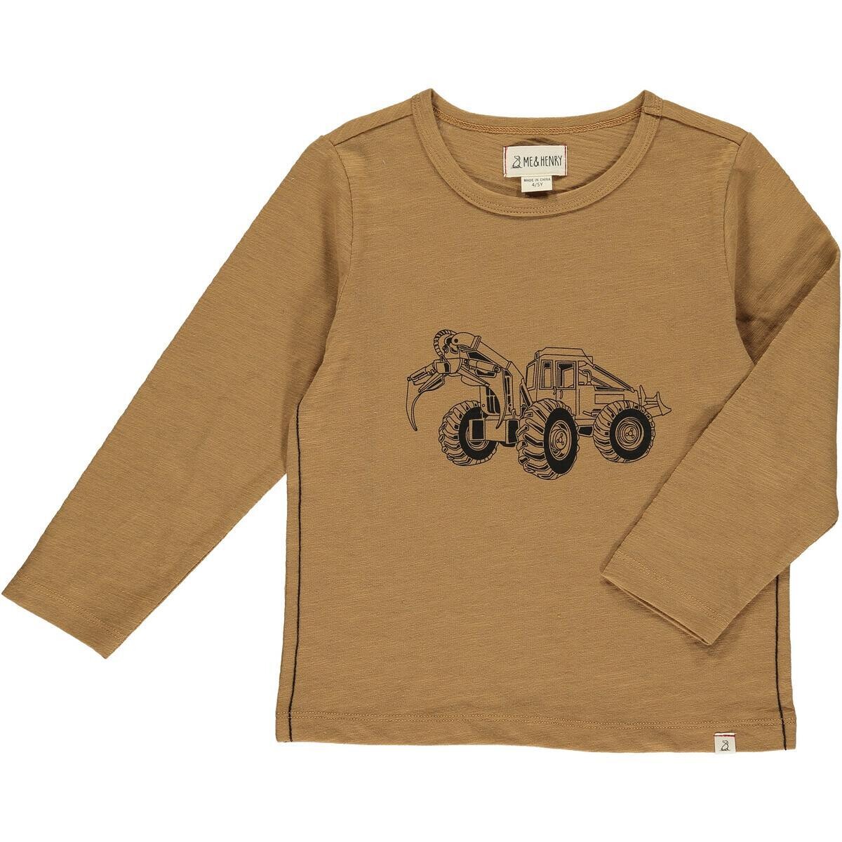 Me &amp; Henry Boy Cherokee Tan Construction Tee 154E*