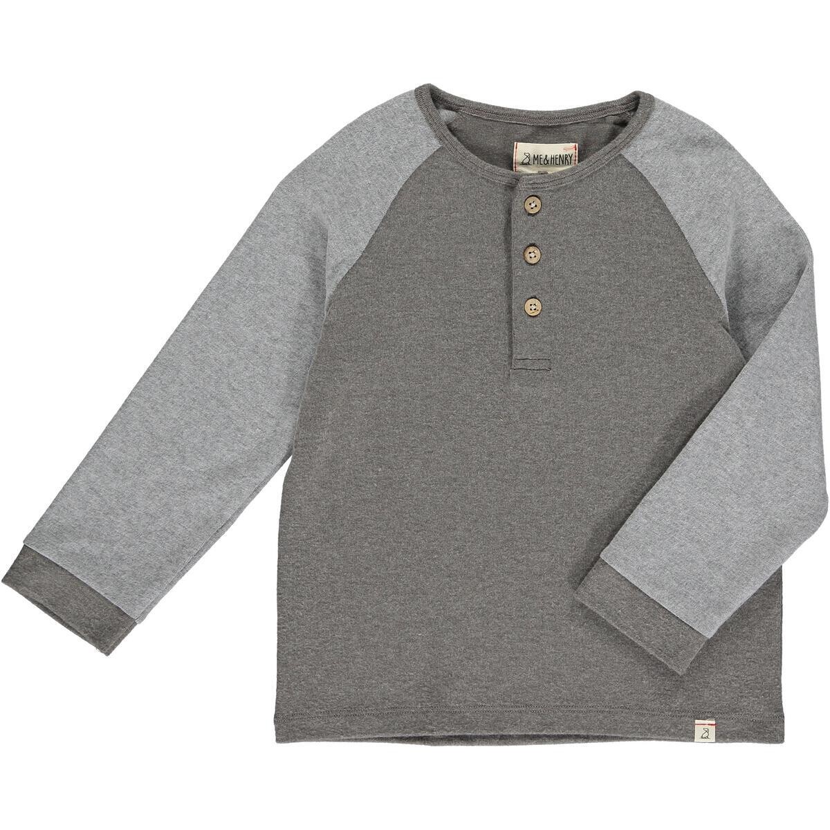Me &amp; Henry Boys Lugoff Mushroom Cotton Tee 148C*
