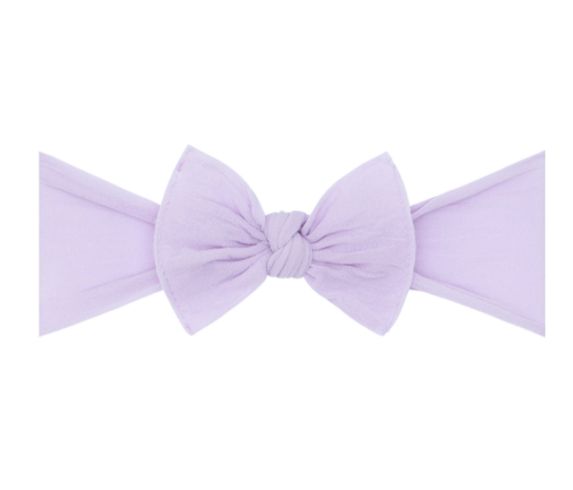 Baby Bling Itty Bitty Knot Bow - Light Orchid*