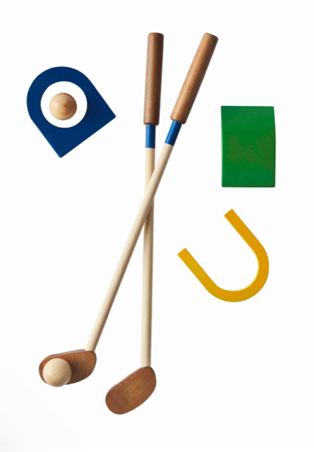 Mud Pie Wood Golf Toy Set*