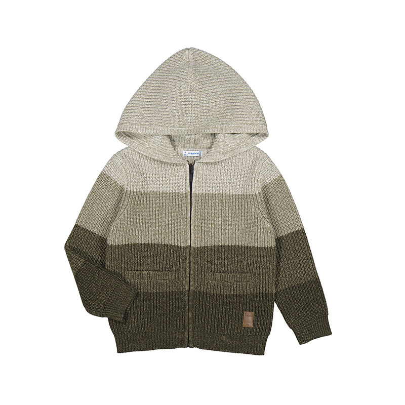 Mayoral Boys Hooded Zip Sweater 4330*