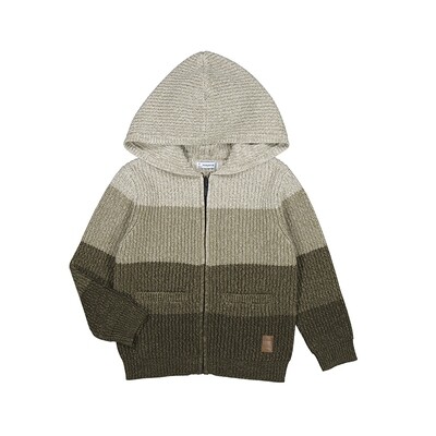 Mayoral Boys Hooded Zip Sweater 4330*
