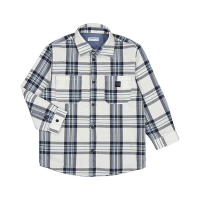 Mayoral Boys Glacial Checked Overshirt 4107*
