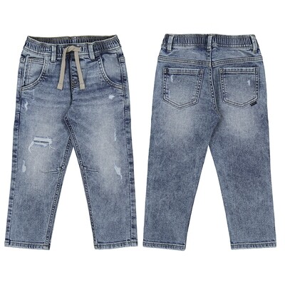 Mayoral Boys Blue Denim Rip Cargo Pants 4513*