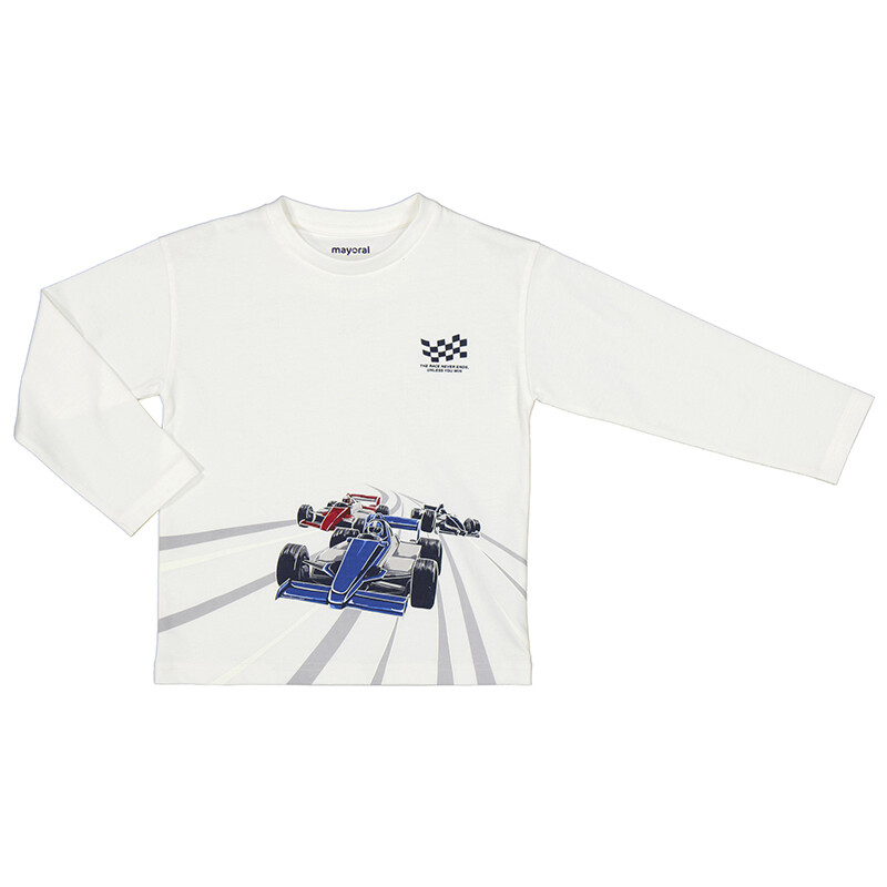 Mayoral Boys Klein Blue L/S T-Shirt 4017*