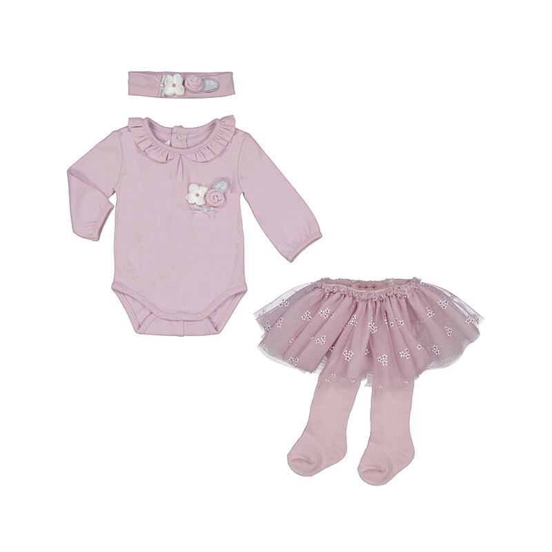 Mayoral Baby Girls Violet Bodysuit Set 2848*