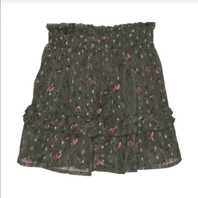 Creamie Girls Olive Night Flower Dot Skirt 343*