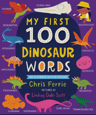 Sourcebooks My First 100 Dinosaur Words Book