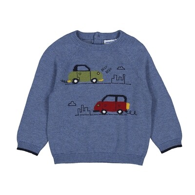 Mayoral Baby Boys Blue Mix Sweater 2316*