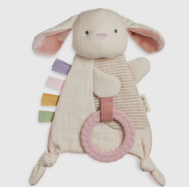 Itzy Ritzy Bitzy Crinkle Sensory Toy with Teether - Bunny