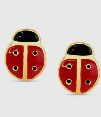 Lily Nily Ladybug Stud Earrings
