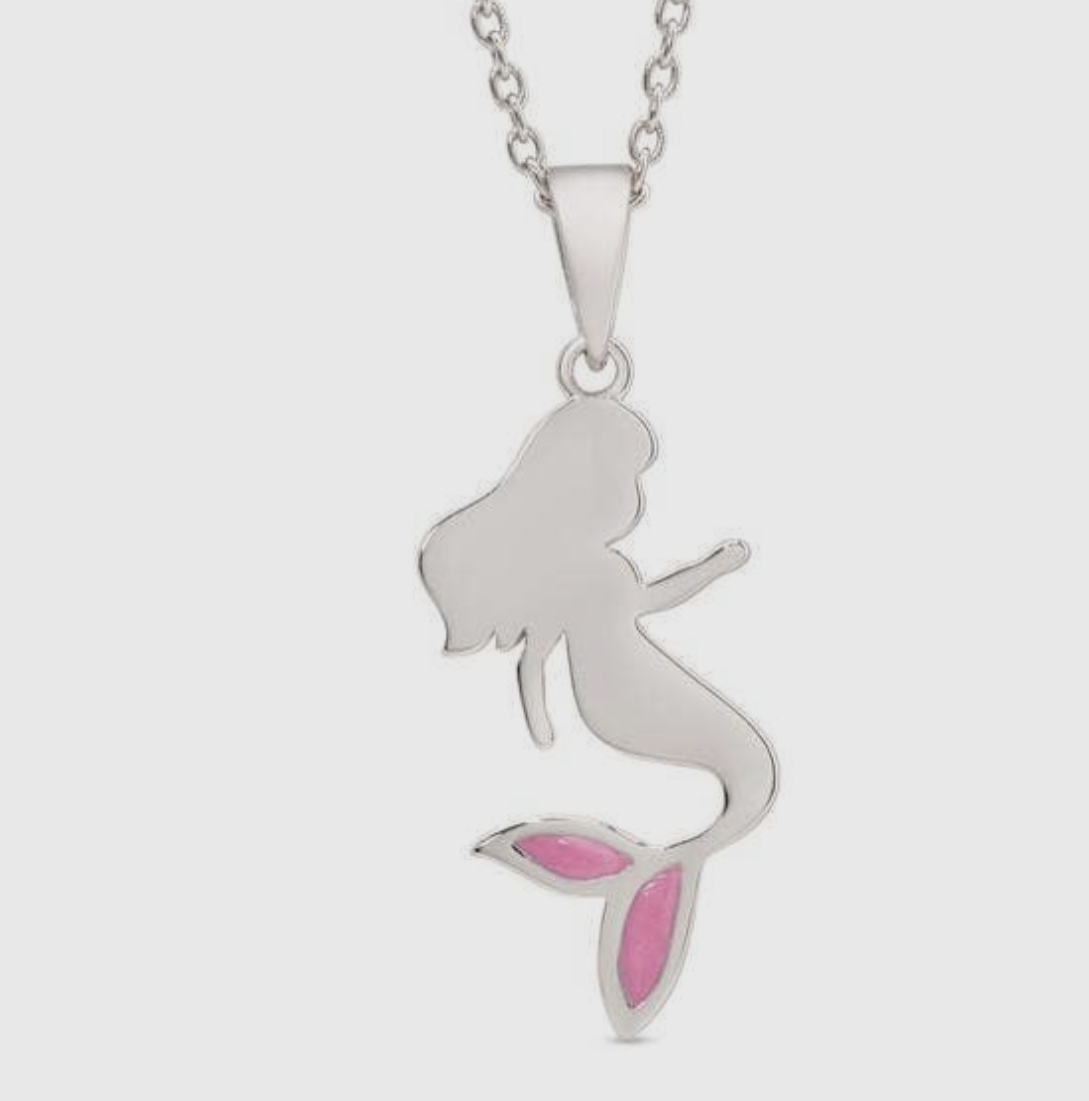 Lily Nily Mermaid Necklace In Sterling Silver*