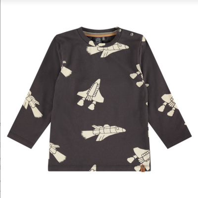 Babyface Boys Dark Grey L/S T-Shirt 695