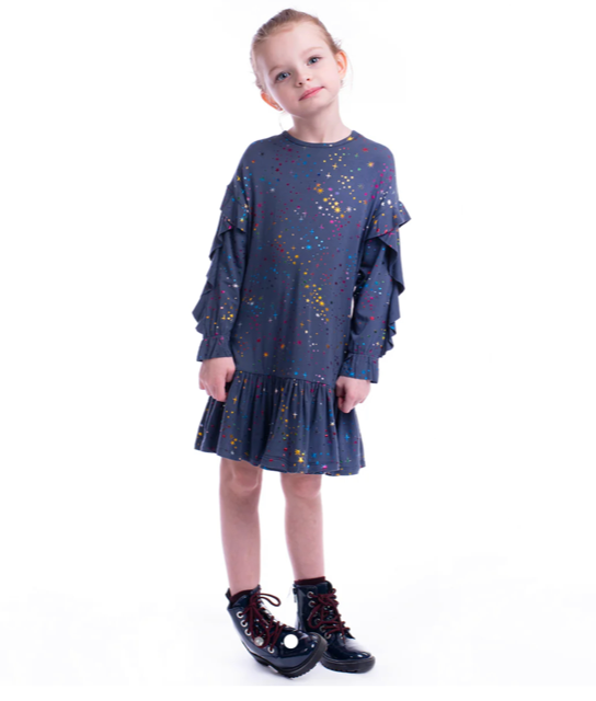 Imoga Girls Lisa Star Dress*