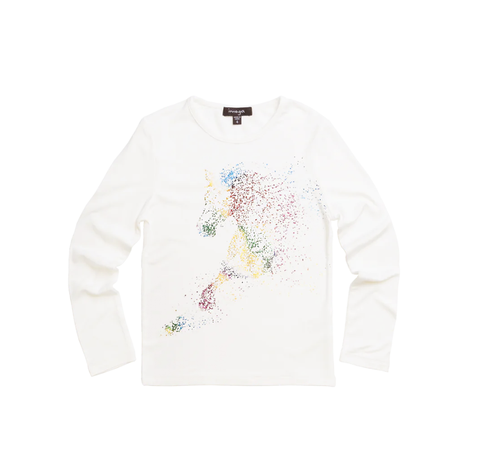 Imoga Girls Ariana Horse Snow Top
