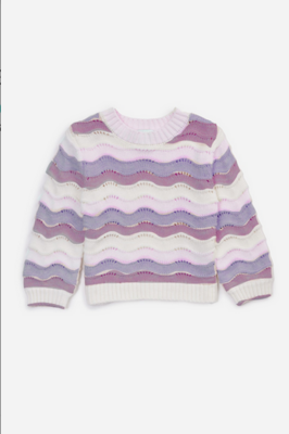 Splendid Girls Peony Lace Sweater 666