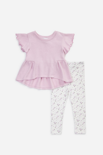 Splendid Girls Peony Floral Leggings  Set 617